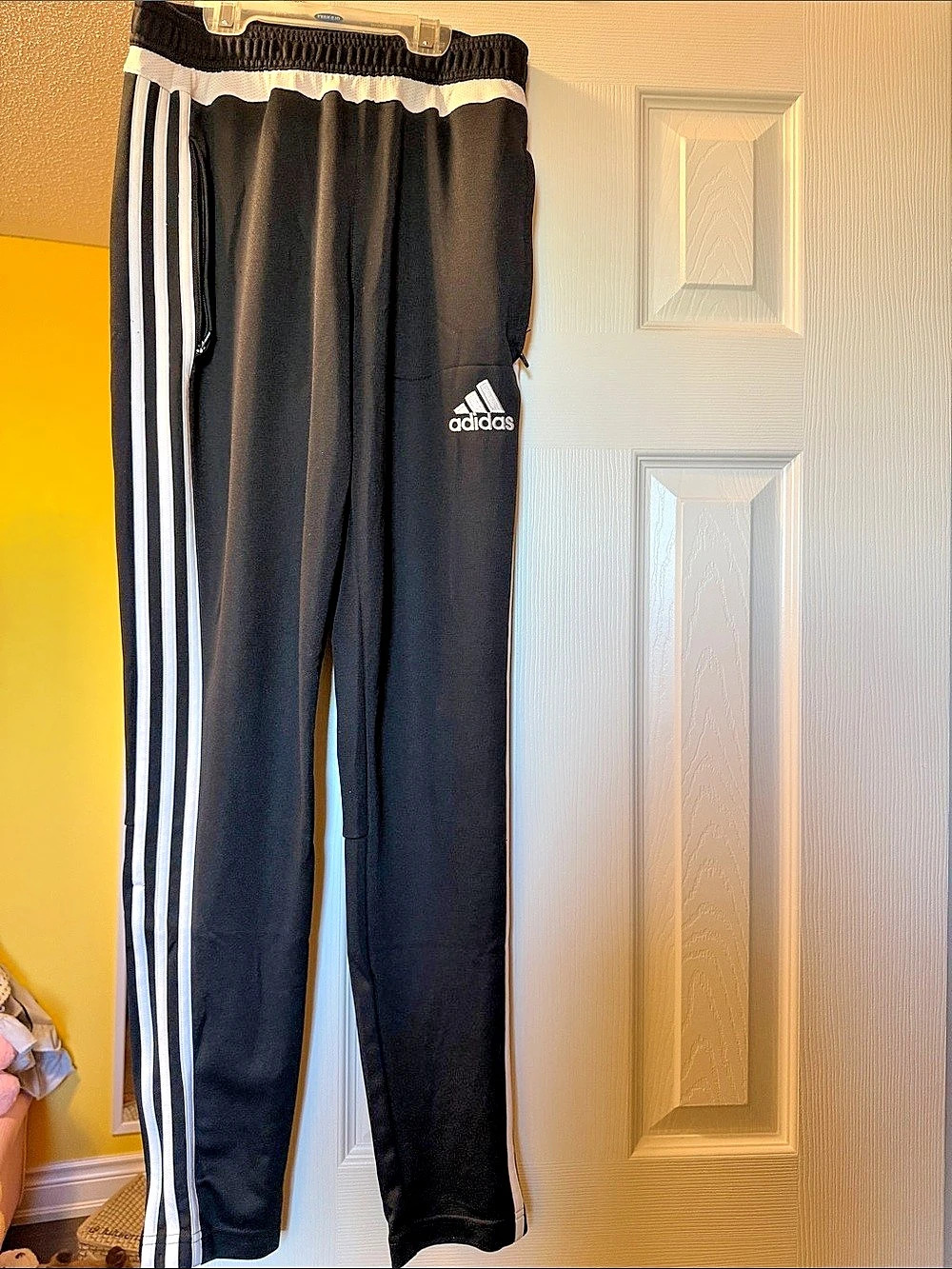 adidas Climacool Track Pants Men'Small Striped Black & White Size Small